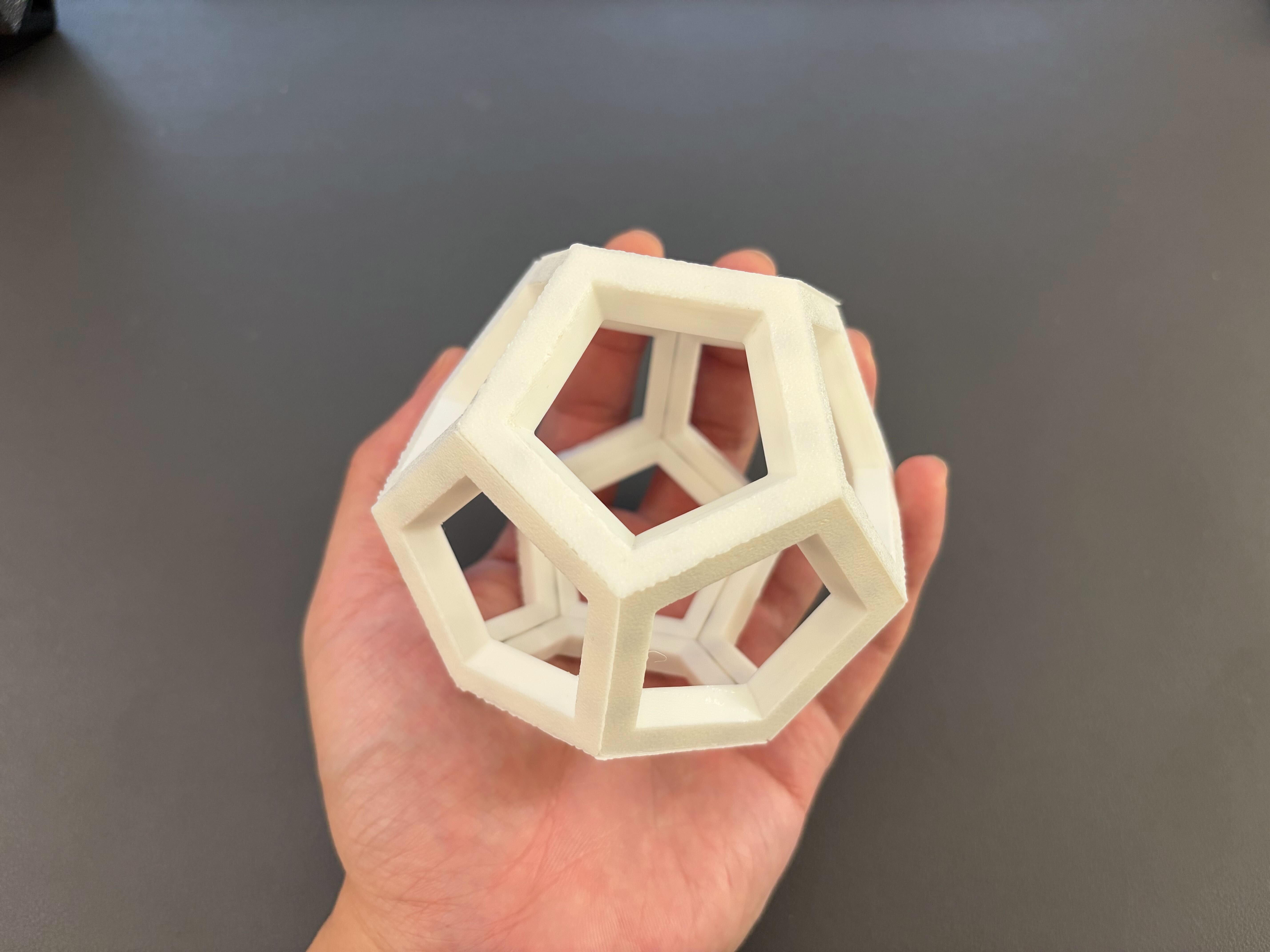 Dodecahedron with magnets!