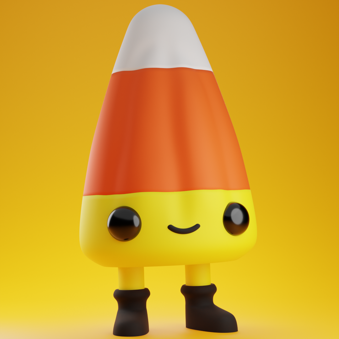 Miniatura 3 do modelo 3D MINI CANDY CORN