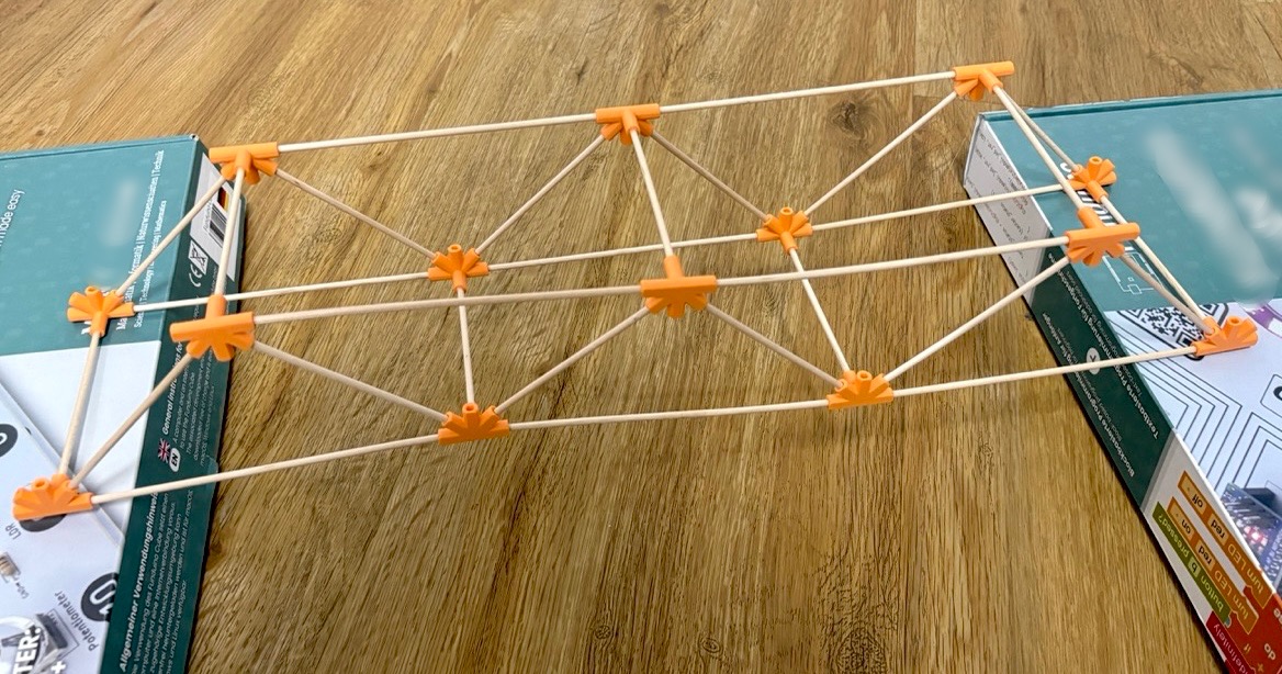 Modular Truss Bridge Connector - 3D Printable STEM Project
