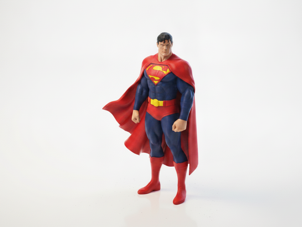 Superman Figurine DC Comics Hero 3D Printable