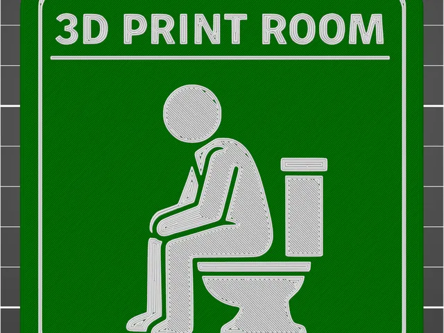3D Print Room Door Sign