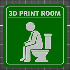 3D Print Room Door Sign
