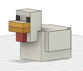 Minecraft chicken