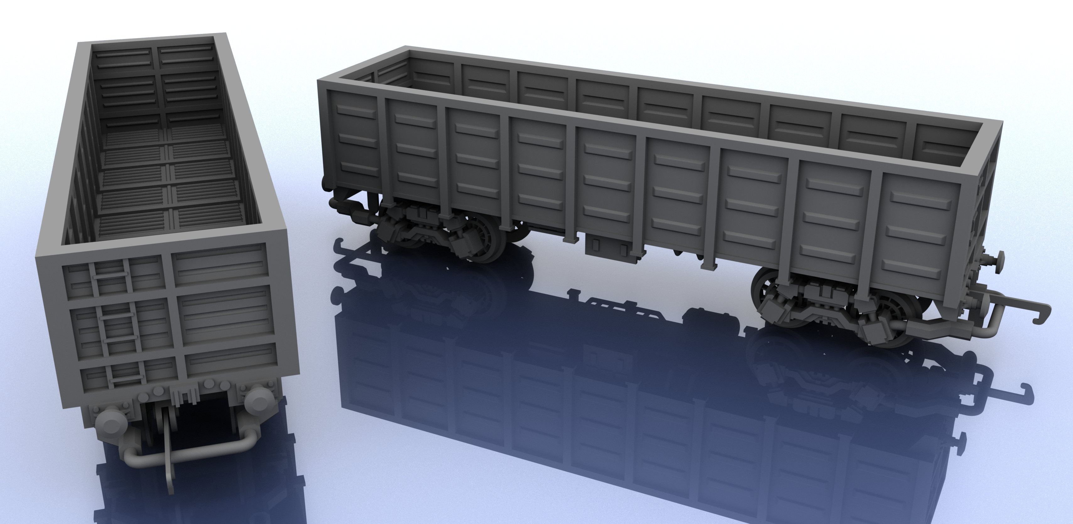 OO Scale Train - Hopper Type 1 - Mid Length