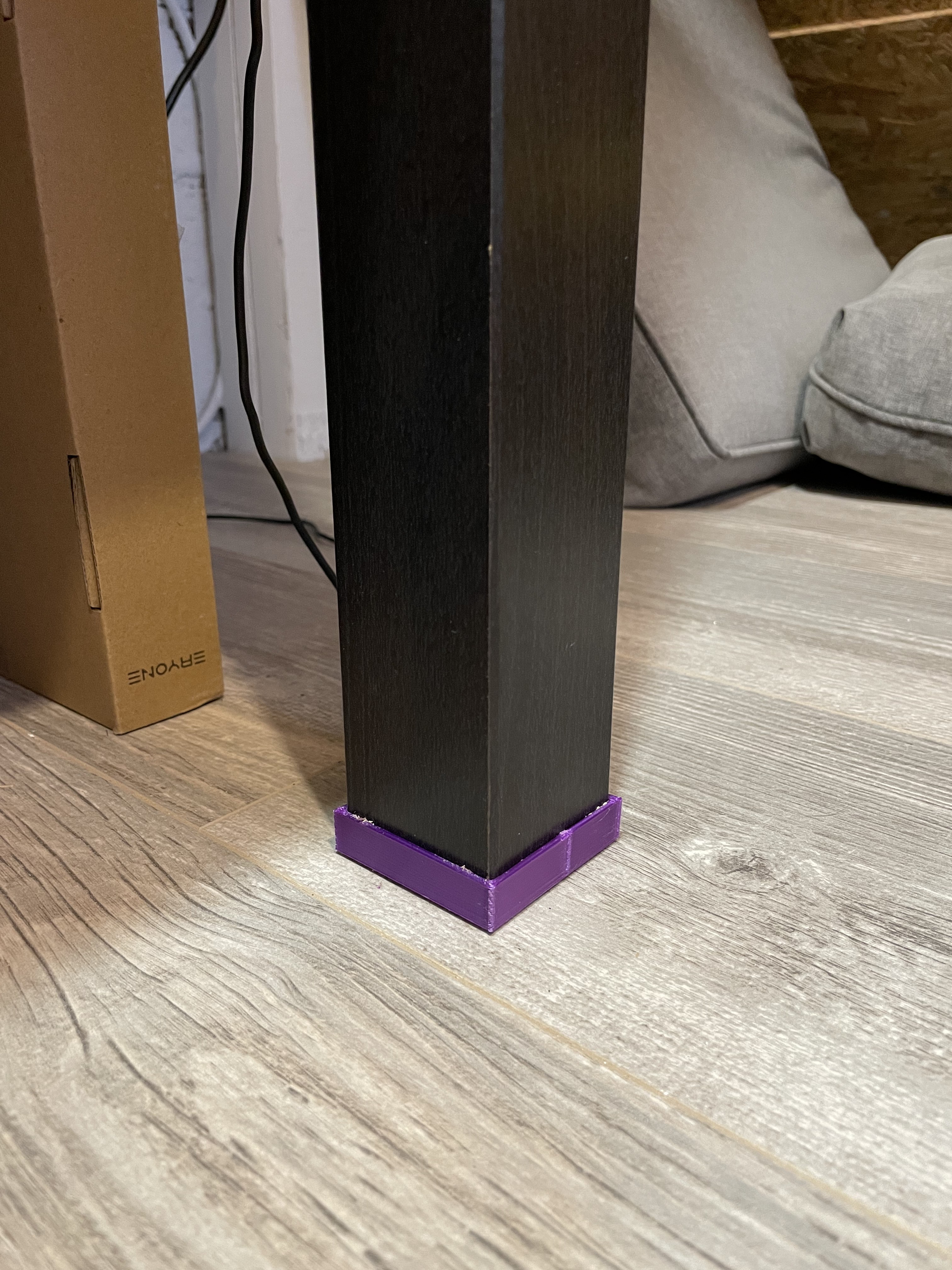 Ikea Lack table leg caps