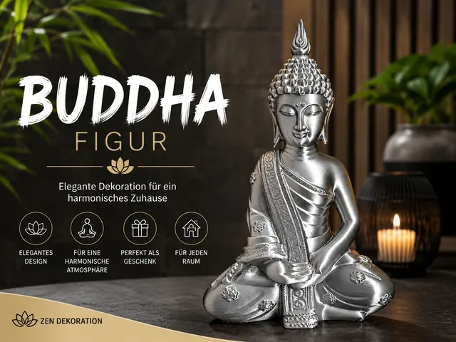 Meditierende Buddha-Figur