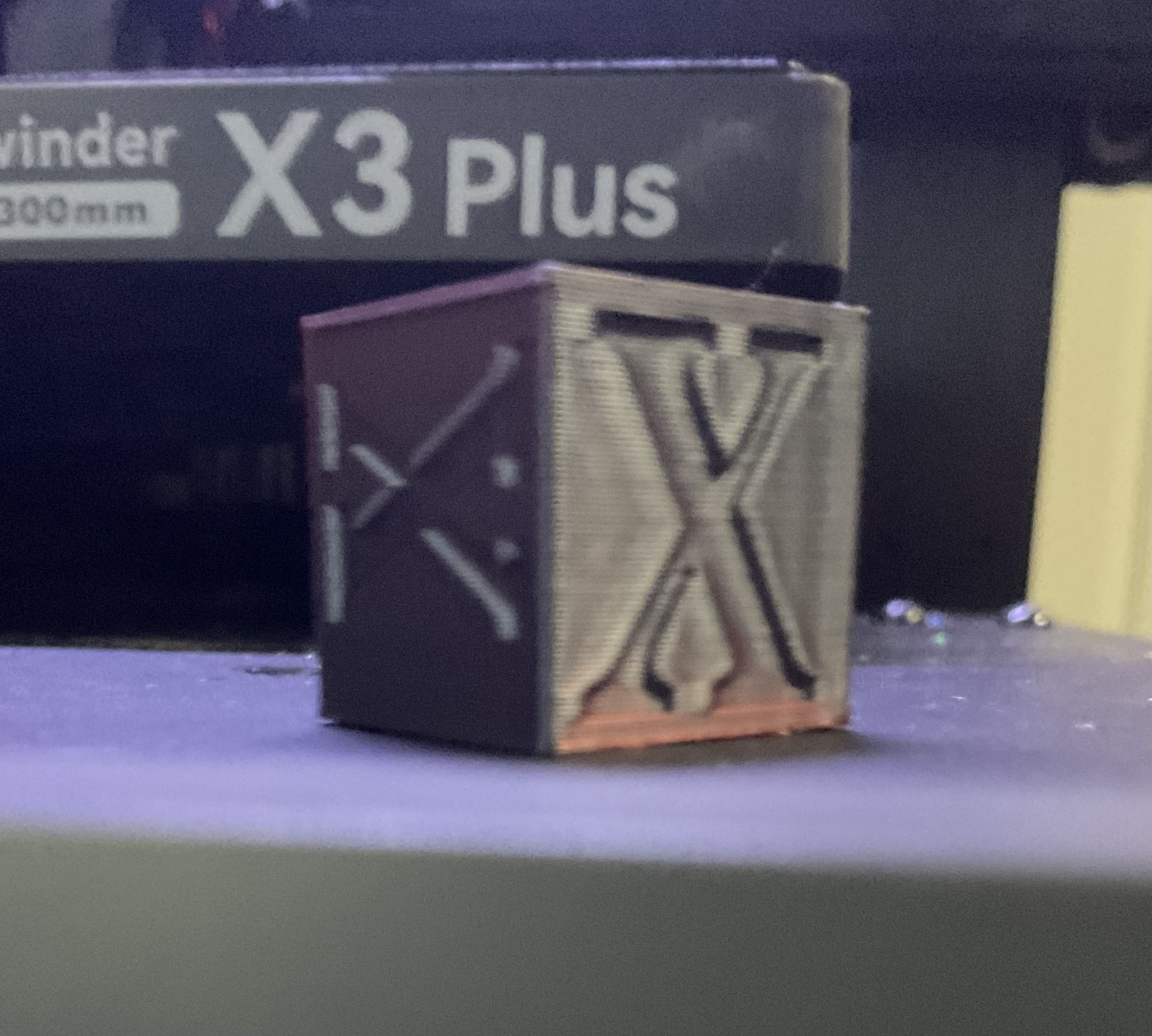 Calibration test cube V2 fast print