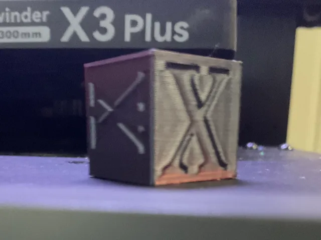Calibration test cube V2 fast print