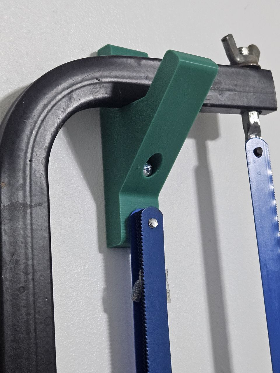 Hacksaw and Blade Compact Wall Mount