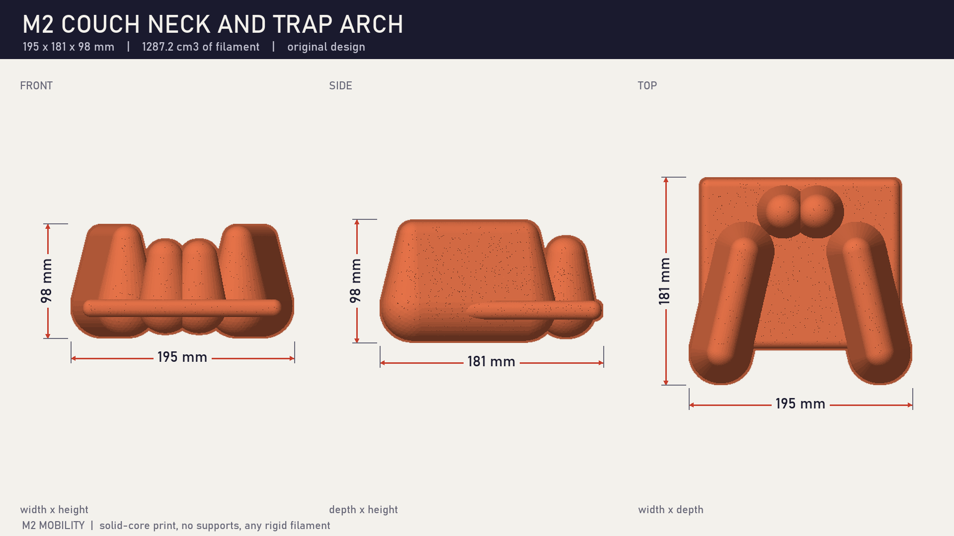 Couch Neck and Trap Arch — Lying Neck and Shoulder Support