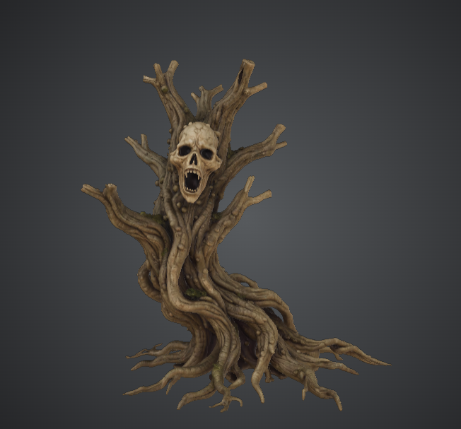 Haunted Skull Tree – Twisted Forest Horror