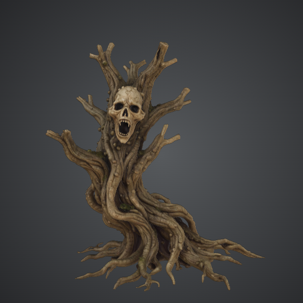 Haunted Skull Tree – Twisted Forest Horror by BelBuilds | Download free ...