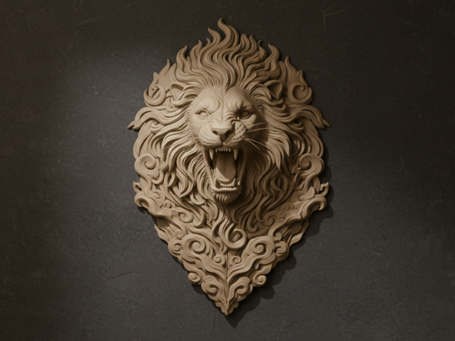 lion murs