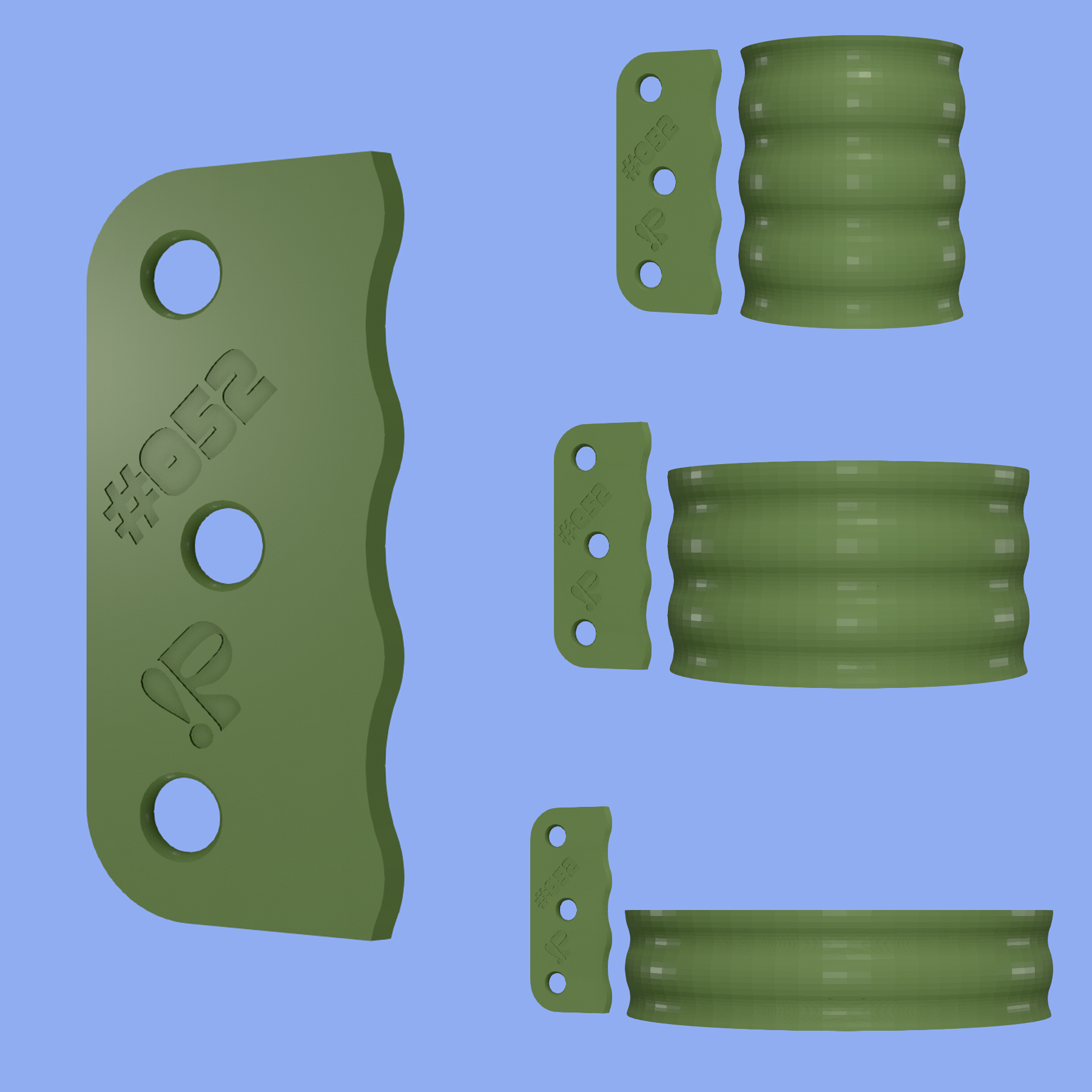 Pottery rib tool #052
