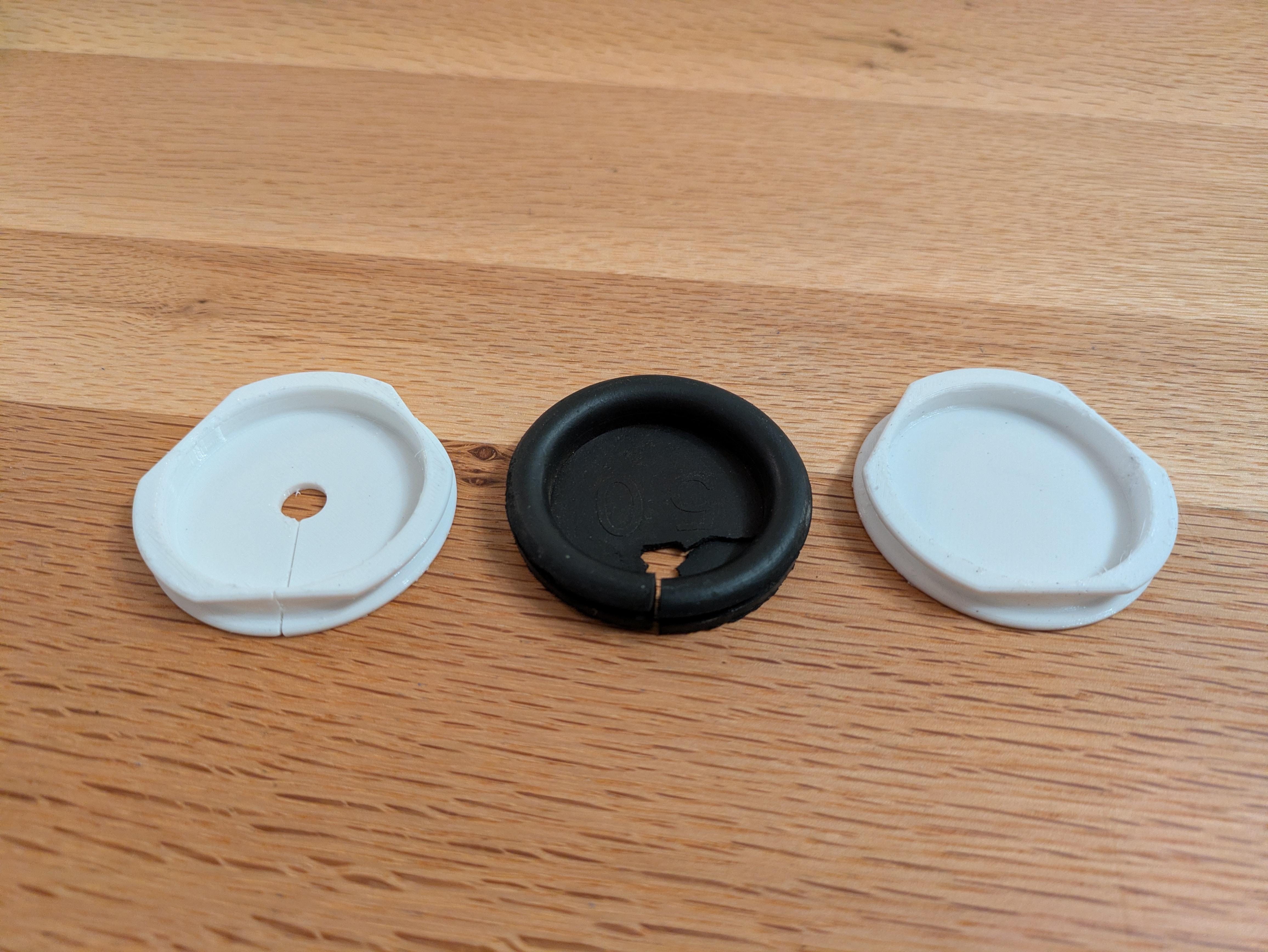 power cable grommet passthru hole plug passage TPU