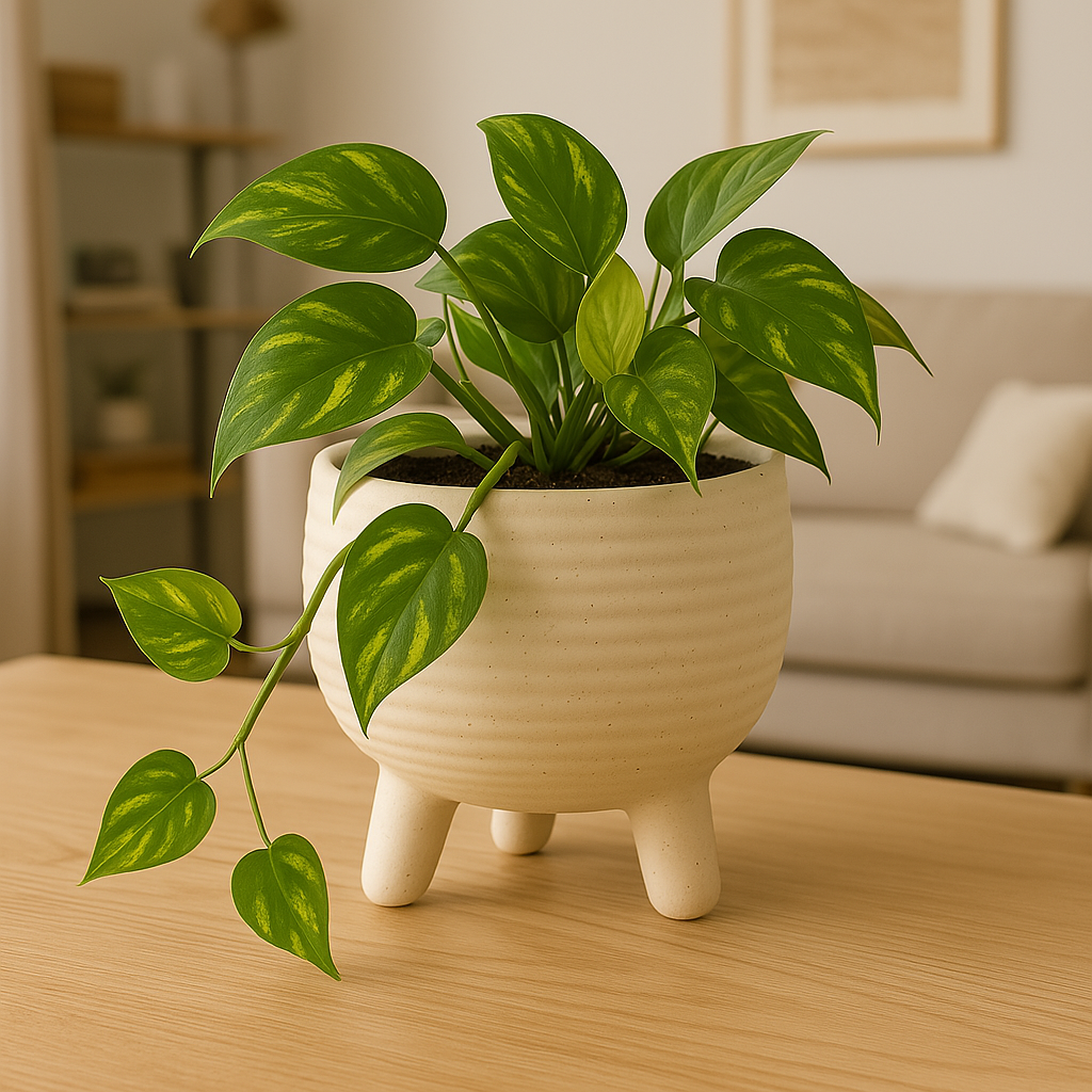 Textured Ceramic Planter