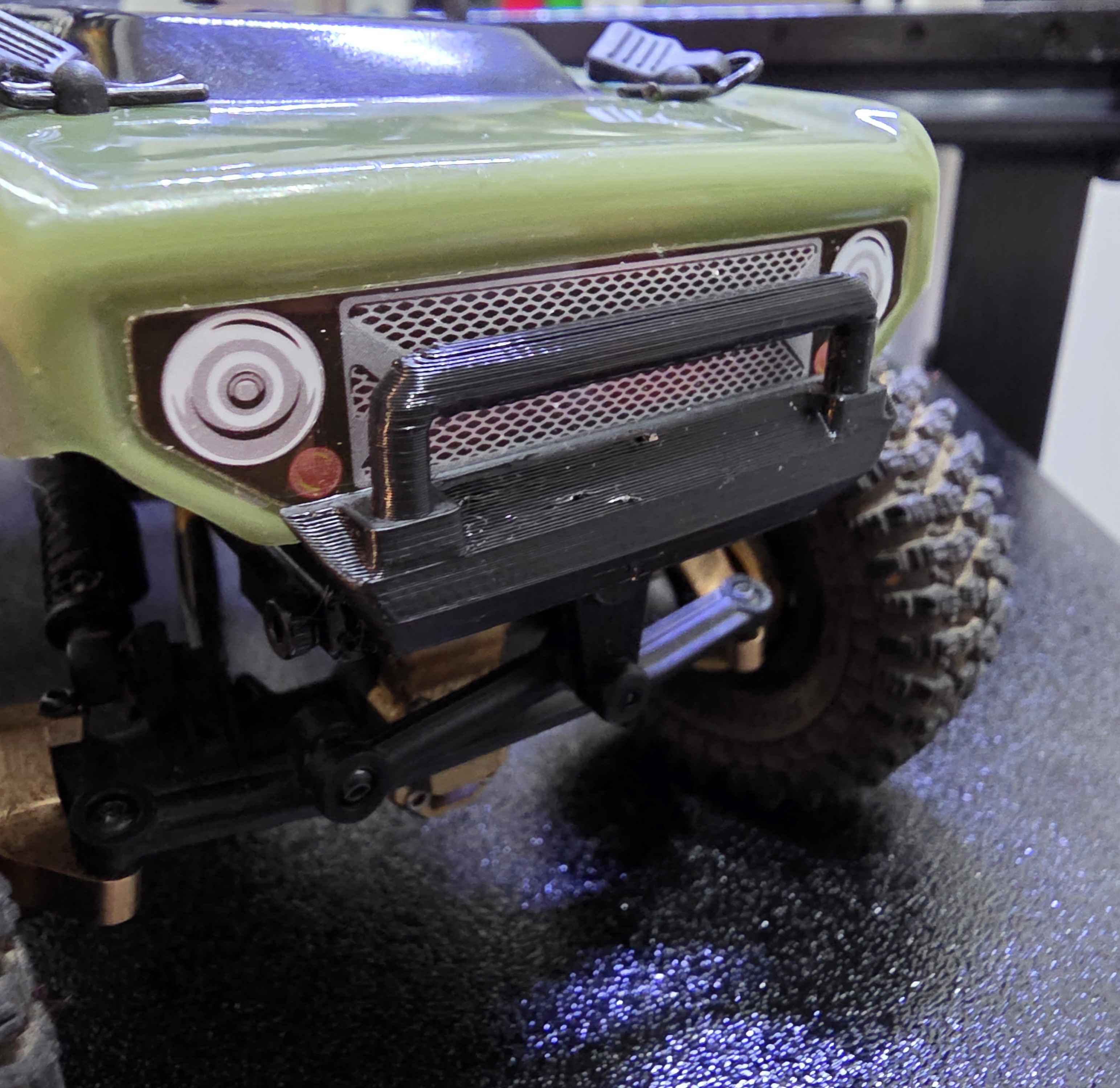 Axial SCX24 Deadbolt rc crawler front bumper