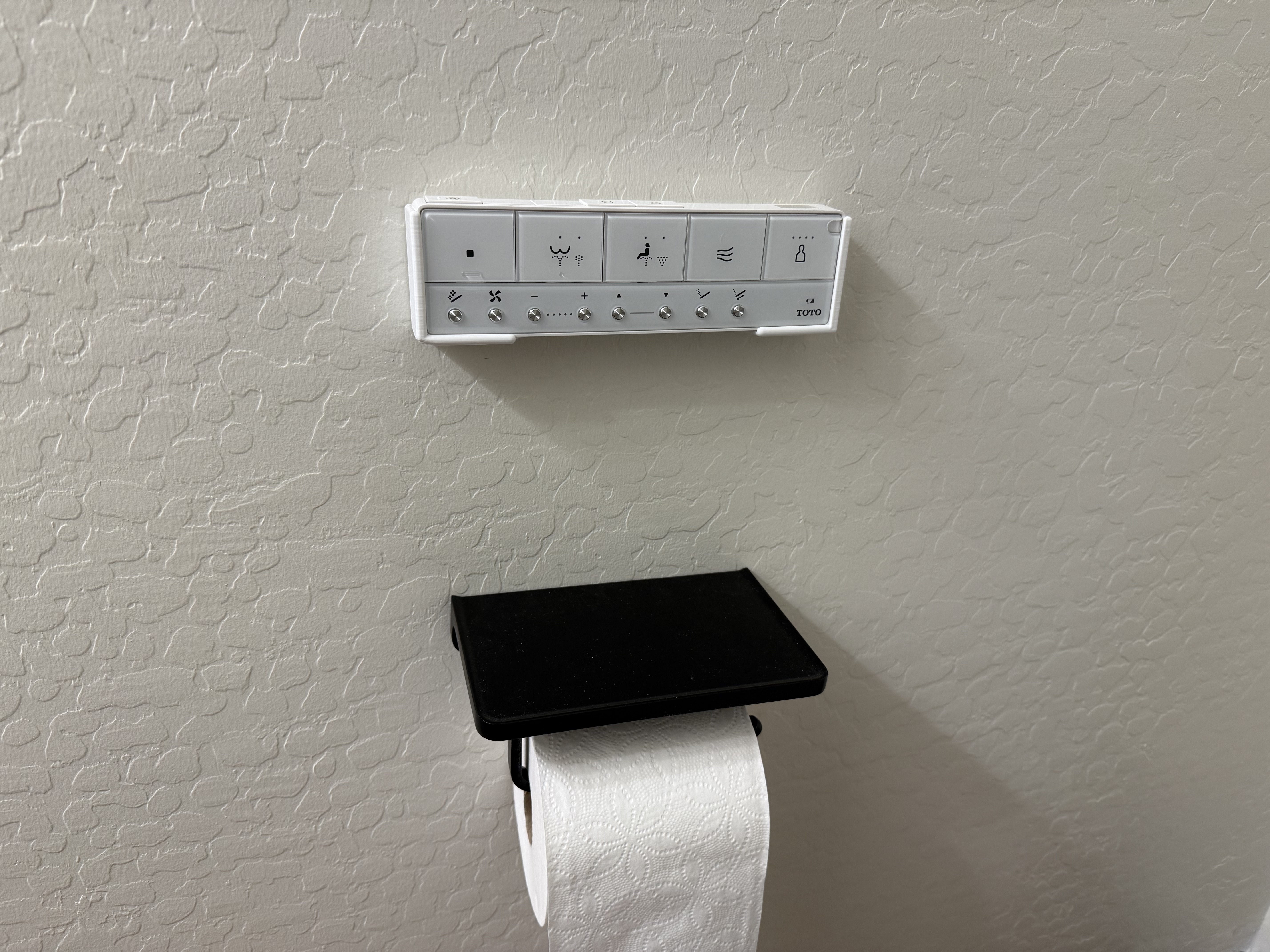 Toto Bidet Controller Holder For Command Strips
