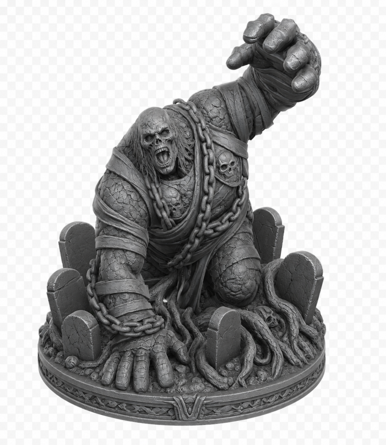 Graveyard Behemoth Statue