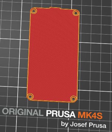 Outlaw back plate large for Tuner/Power supply