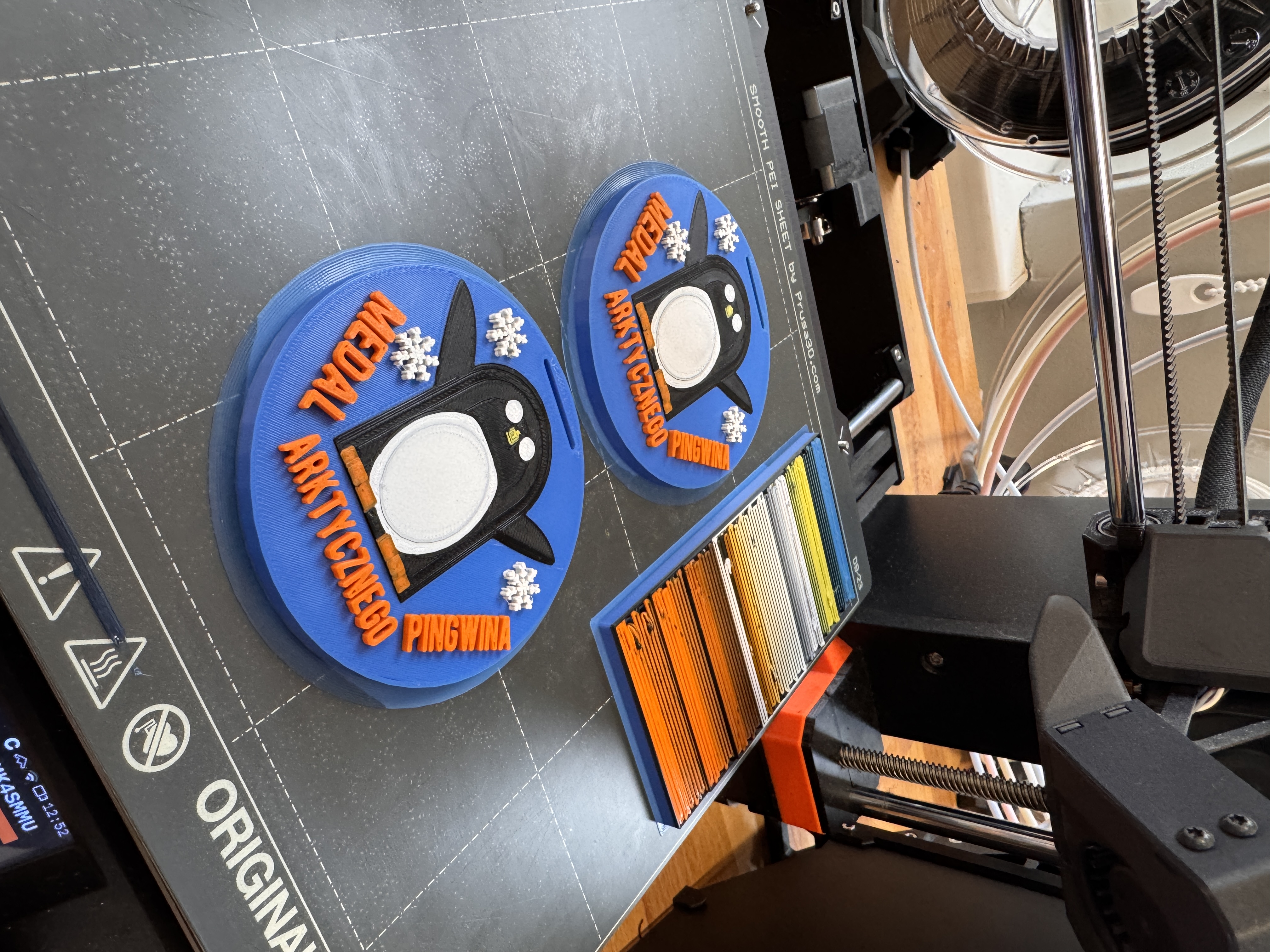 Arctic Penguin Medal – 3D Printed Event Medal