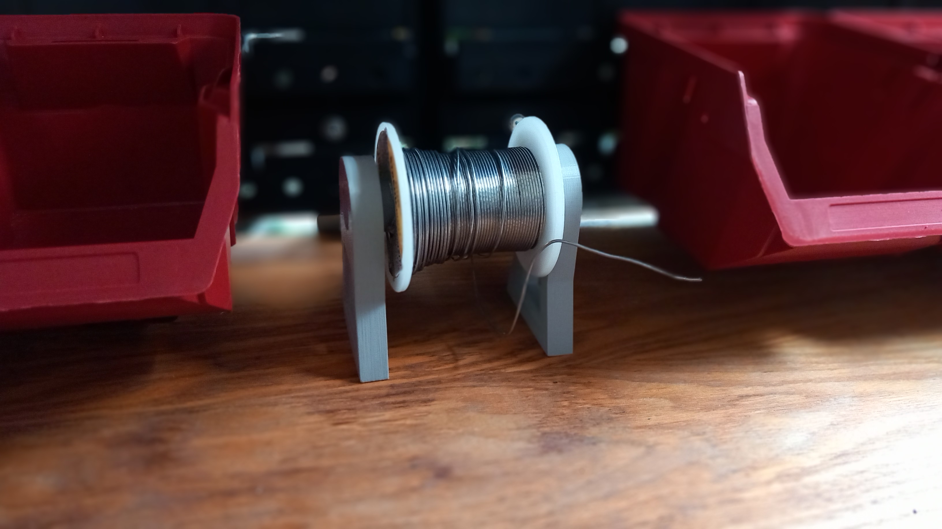 Solder reel stand