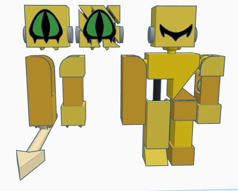 Articulated Harken Roblox Figure (Die of Death) by FanBlox Company