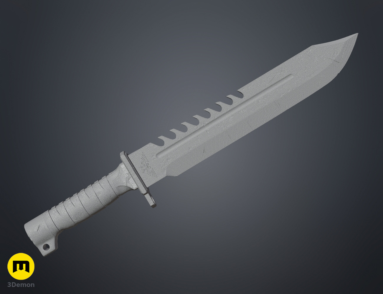 Miniatura 16 do modelo 3D Combat Knife - Standard Issue