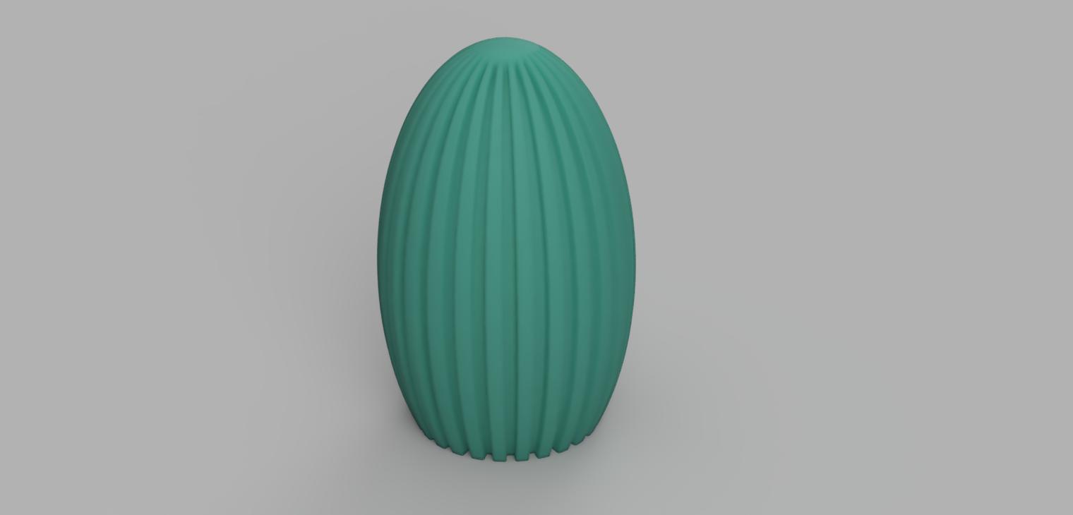 Modern Ribbed Easter Egg — thumbnail 2