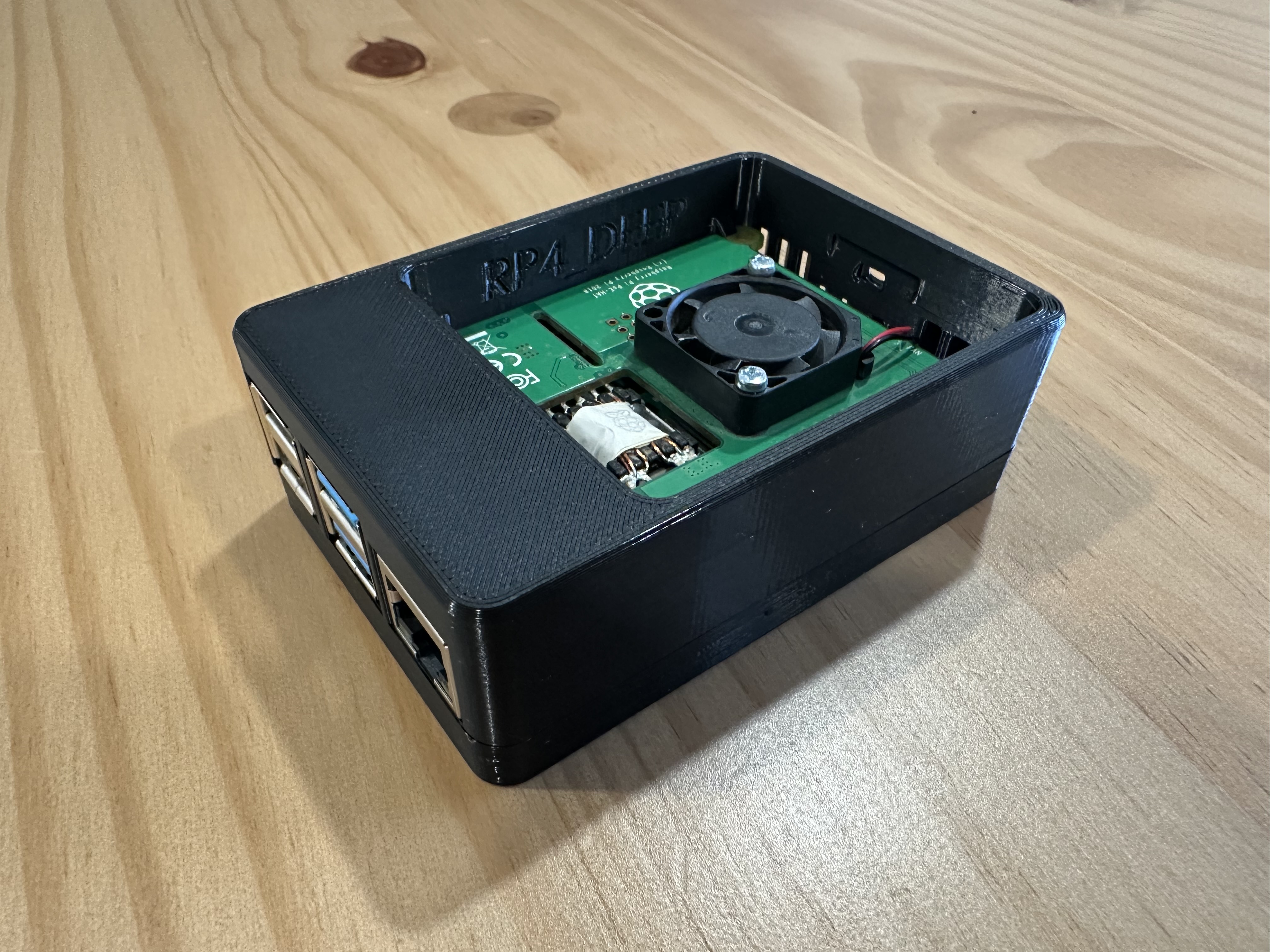 Modular Snap Together Raspberry Pi 4 With PoE Hat Case