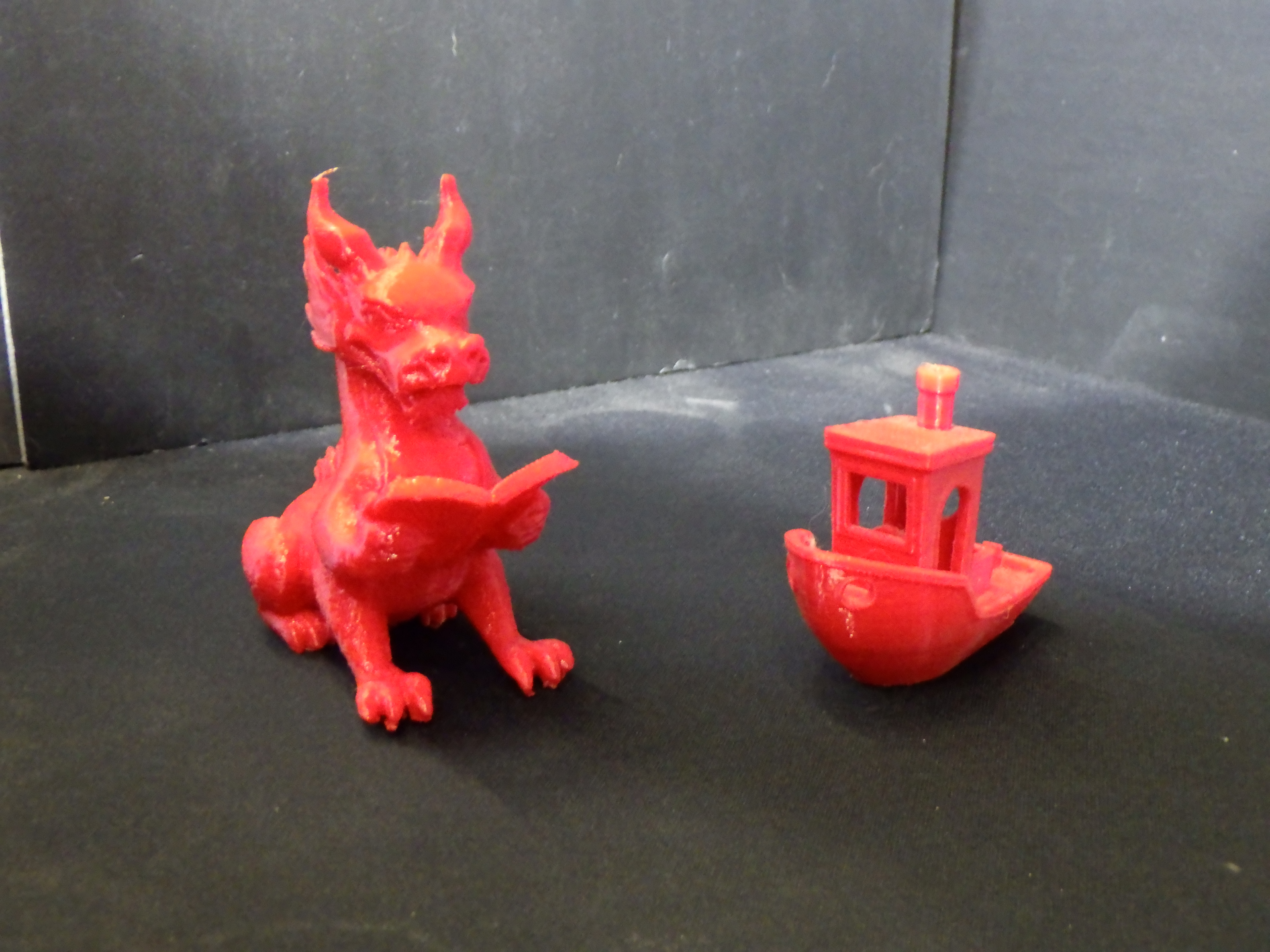 Chinese dragon reading a book.
