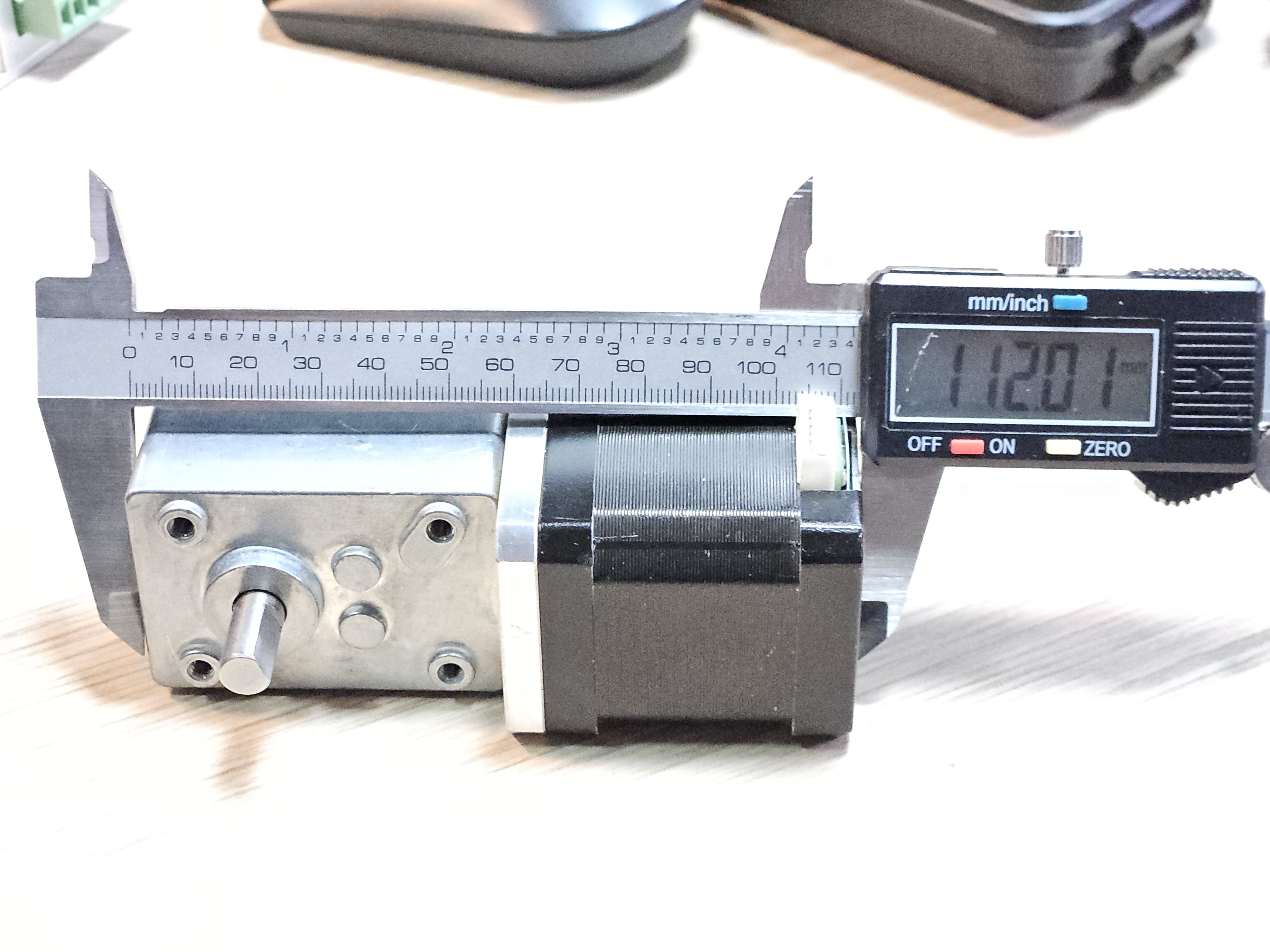 3d model of Nema 17 with 100:1 gearbox