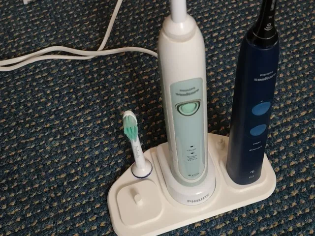 Philips Sonicare toothbrush holder; two versions