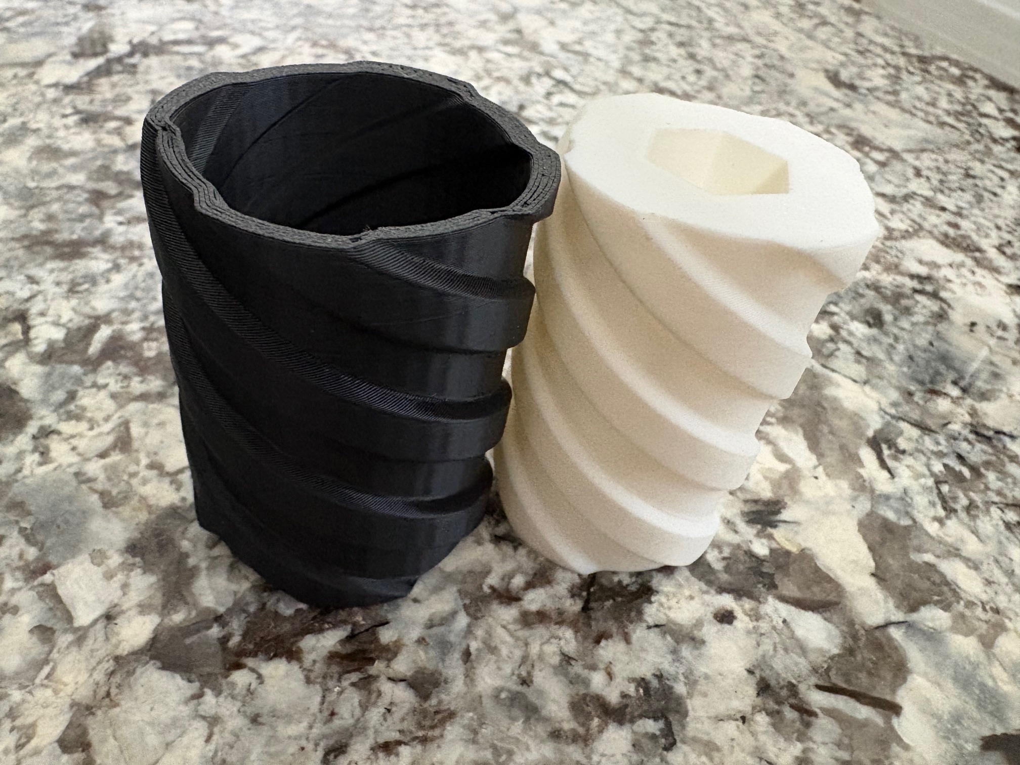Helical Passthrough fidget toy