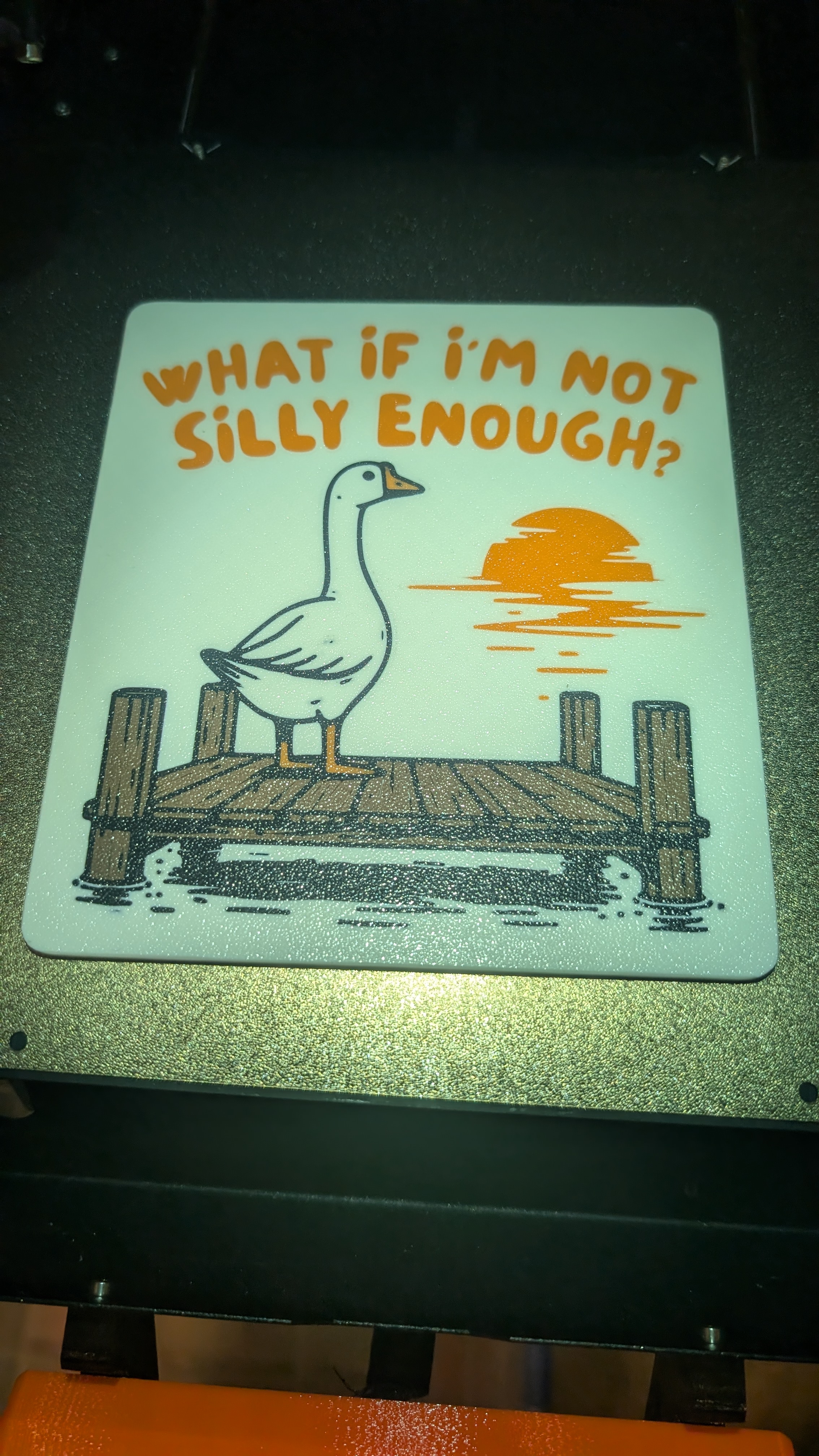 Silly Goose Sign (4 Color)