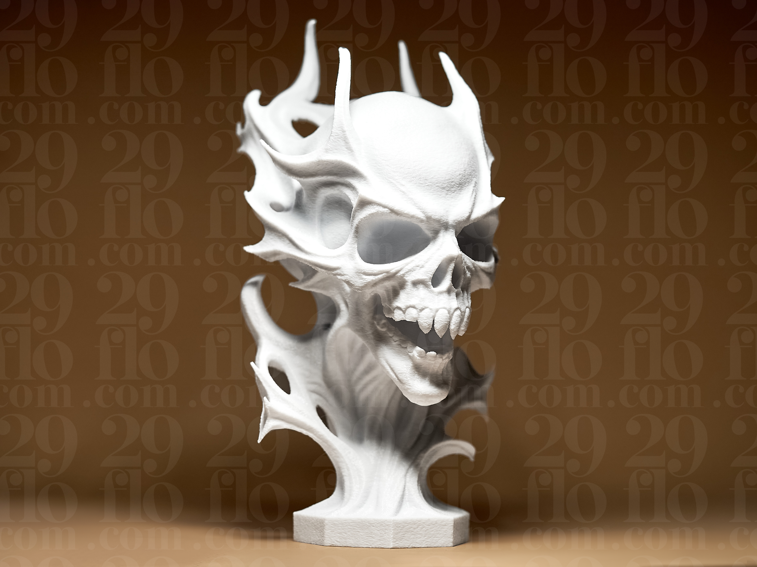 Skull Shaped Statuette