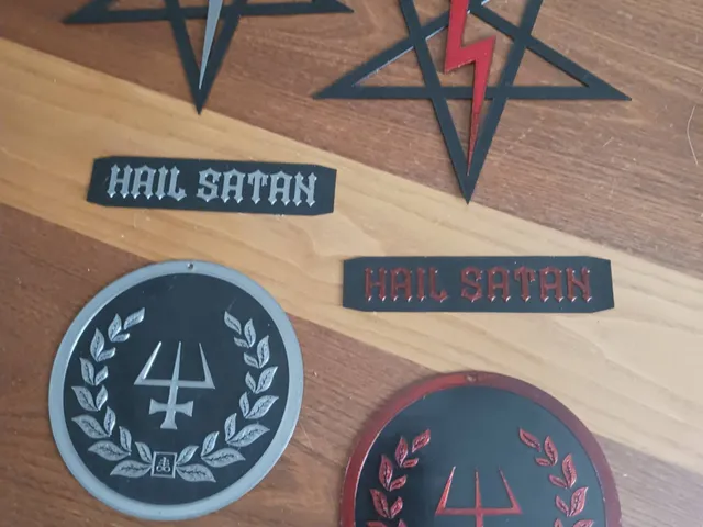 HAIL SATAN (Fun Plate)