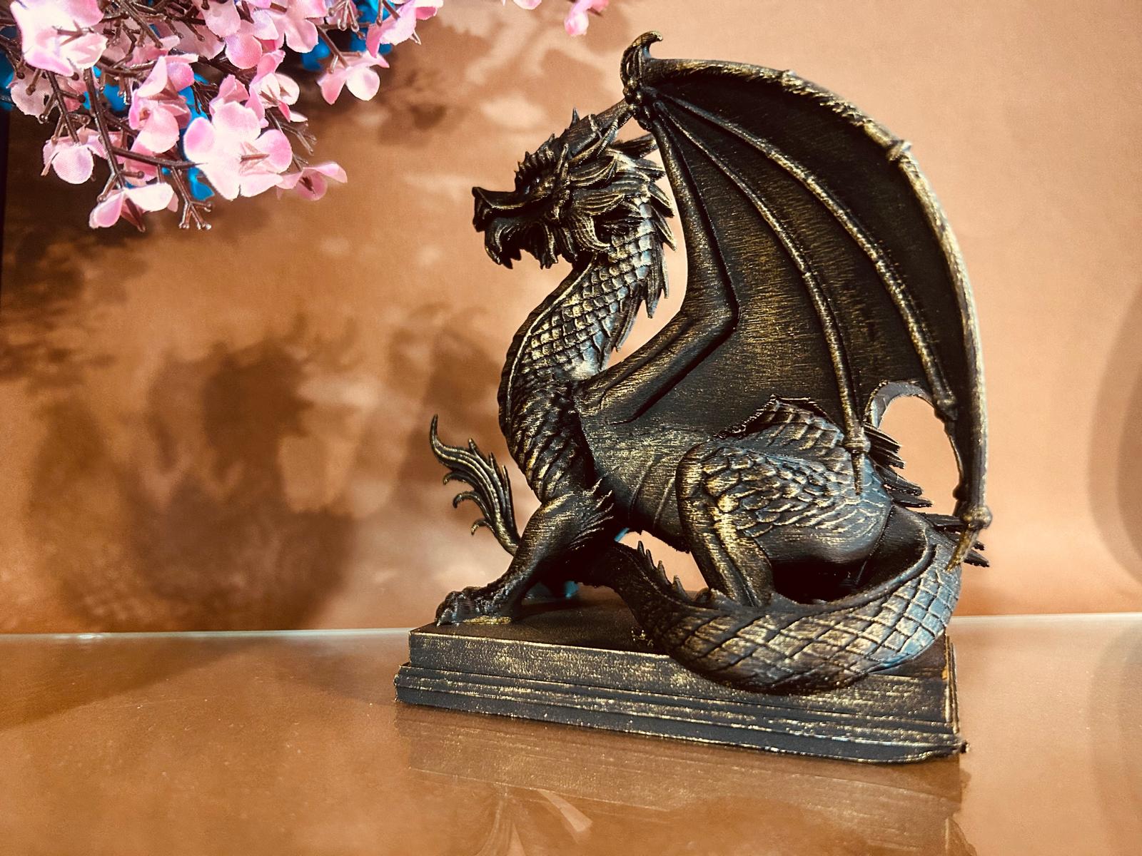Miniatura 3 do modelo 3D Dragon statue