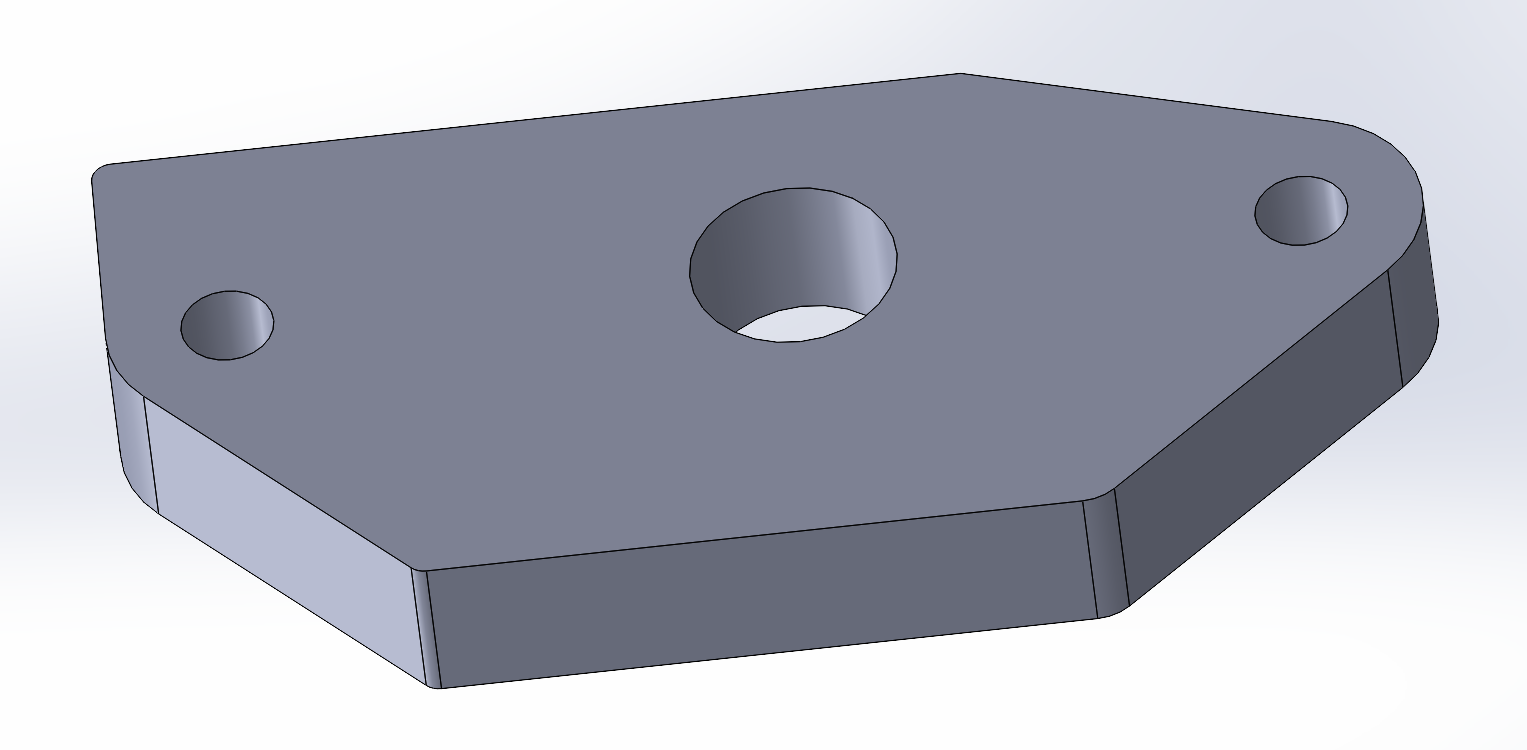 DragonBurner Cowl Spacer for Orbiter V2 (Alignment Fix) 3D model