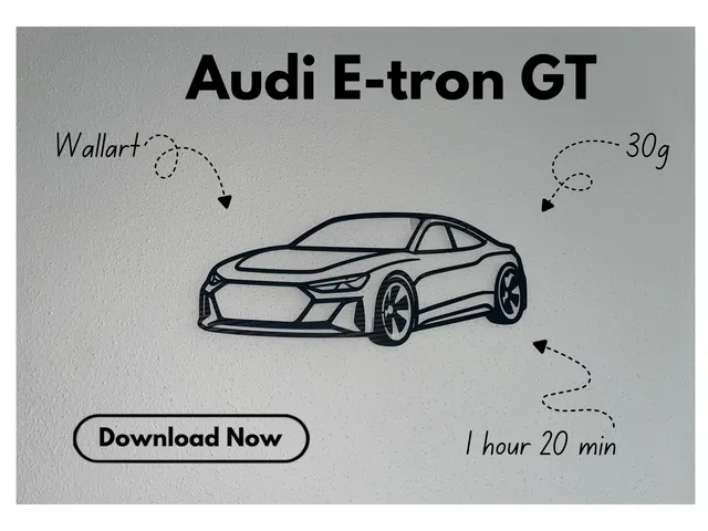 Audi E-tron GT Wallart