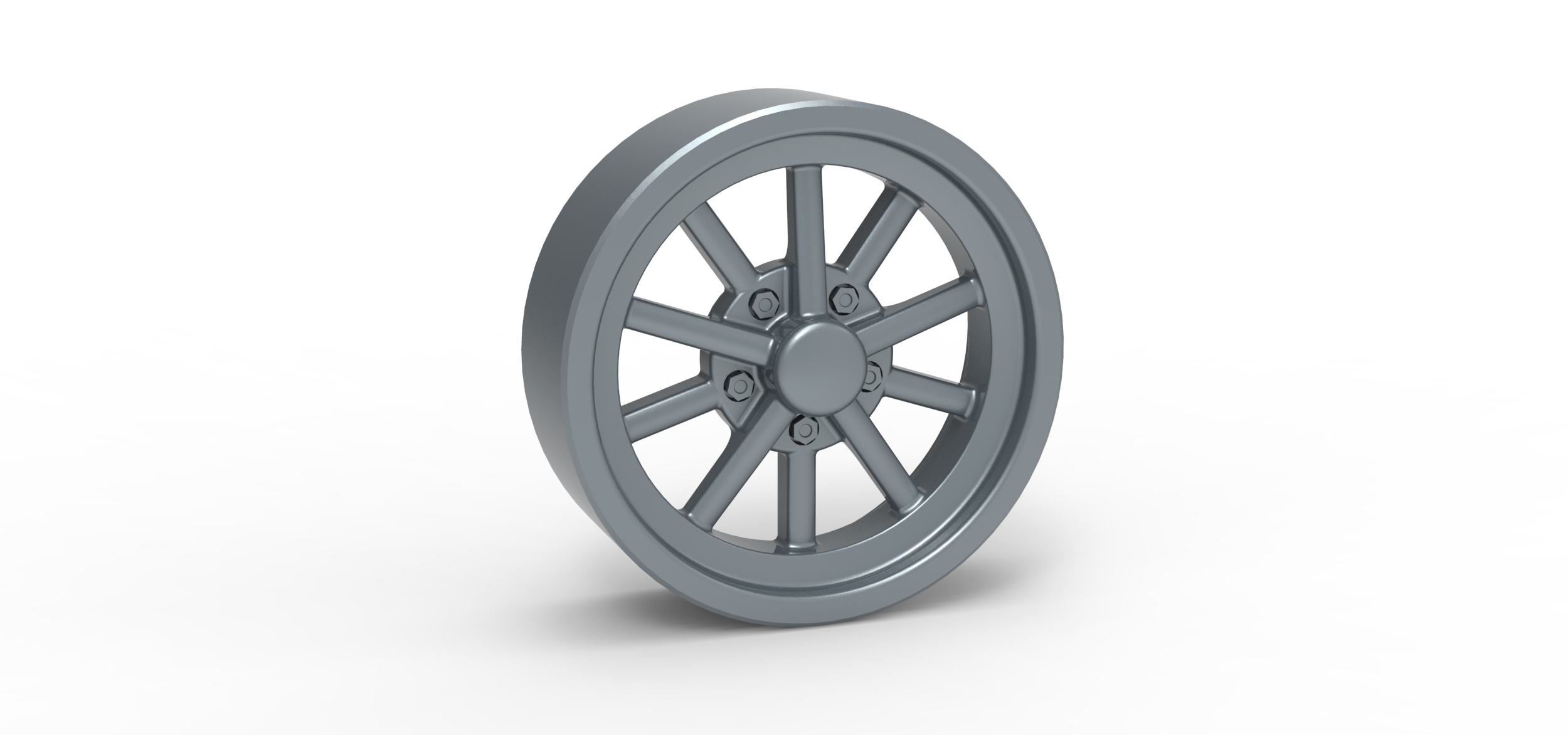 Front rim of vintage dragster Version 4 Scale 1:25