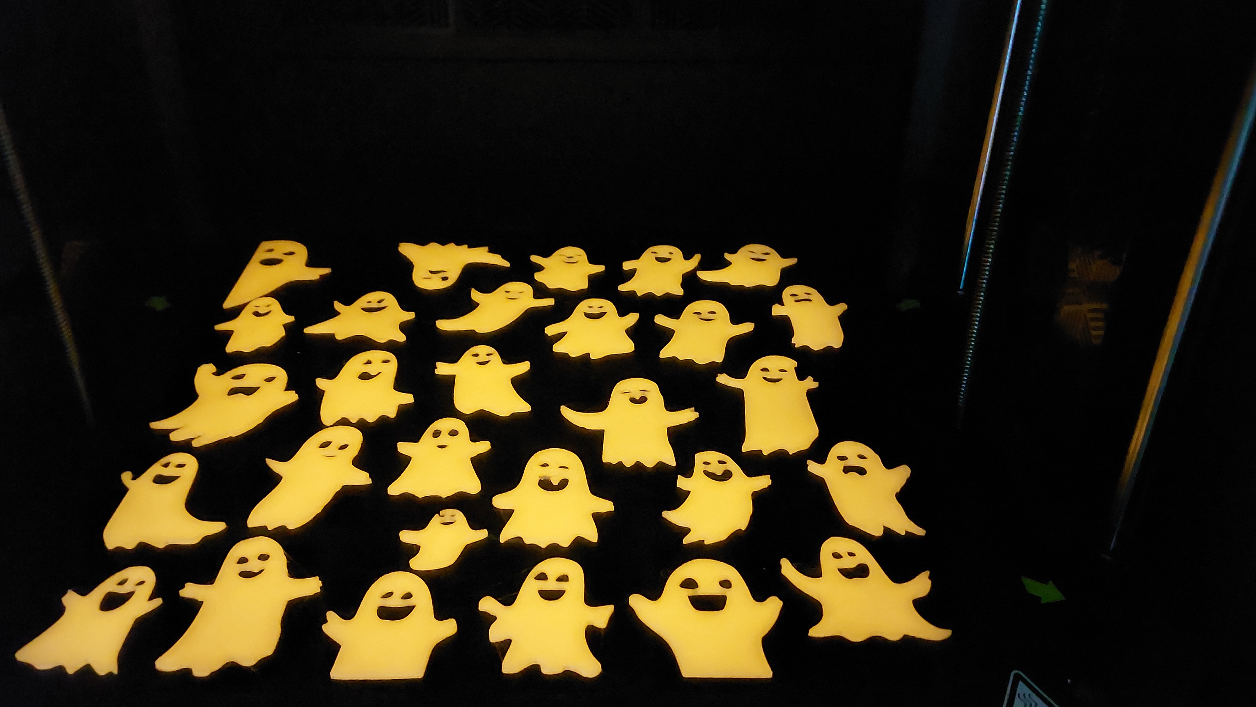 Halloween happy glowing GHOSTS