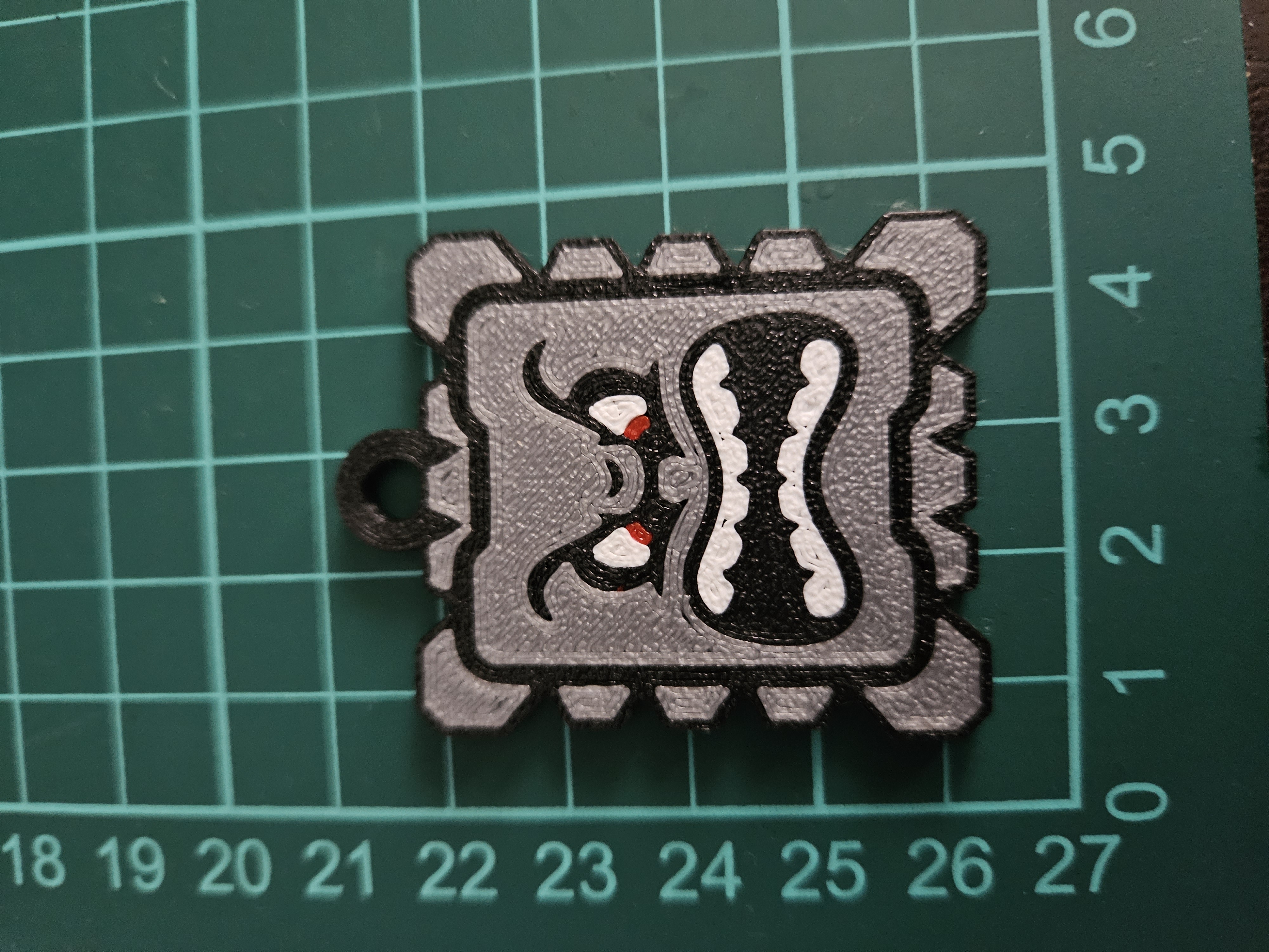 Whwomp Mario Bros Keychain