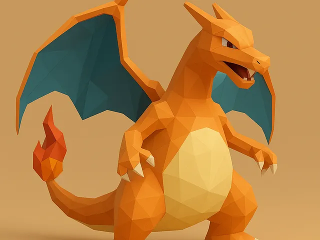 Charizard – Low Poly 3D Model