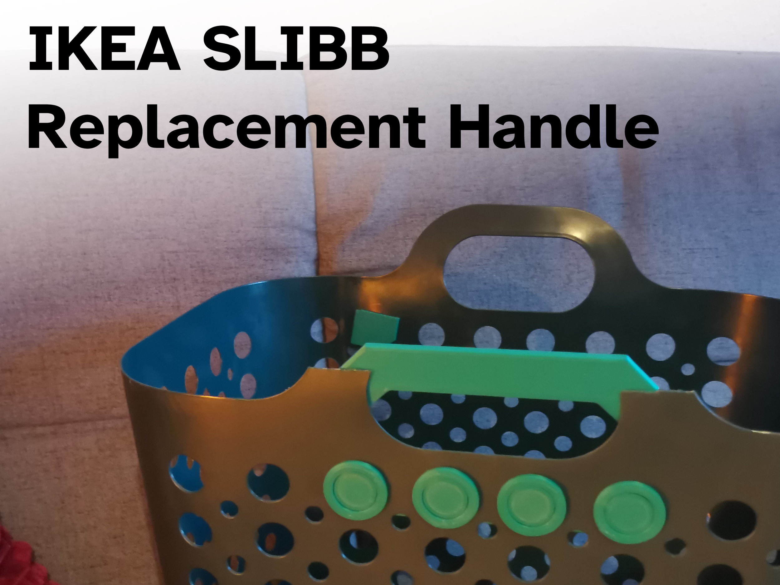 Ikea Laundry Basket Replacement Handle (Ikea Slibb)