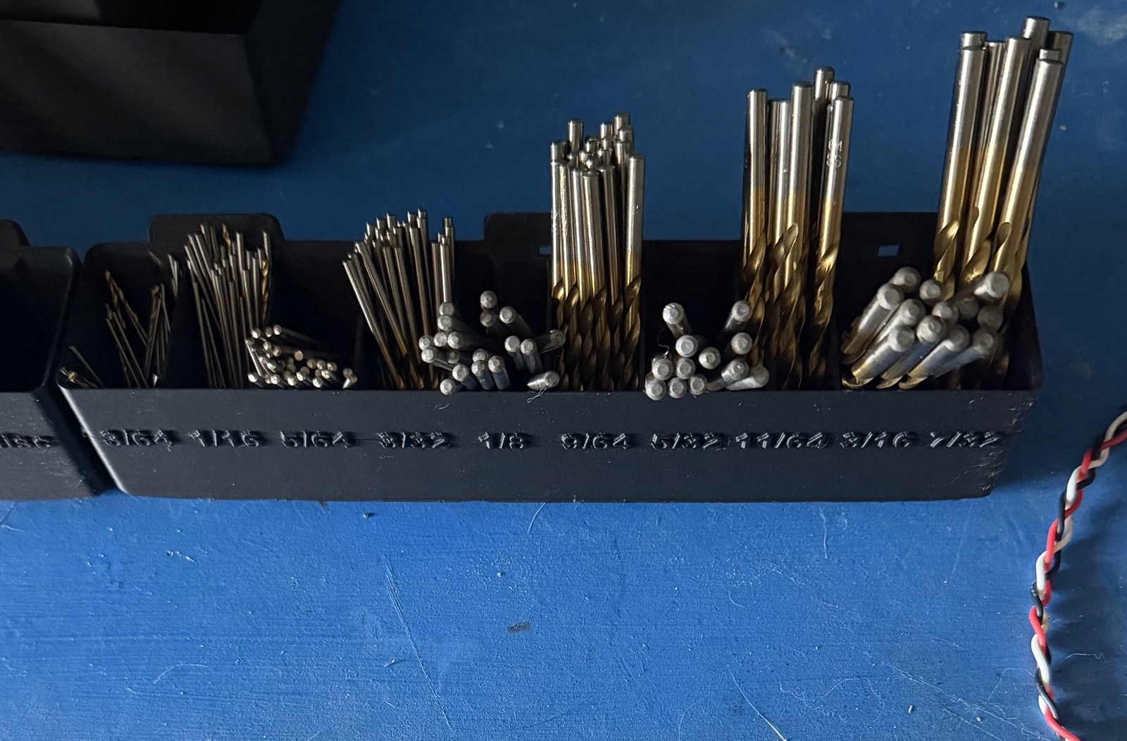 Drill Bit Organizer Peglock-Gridfinity