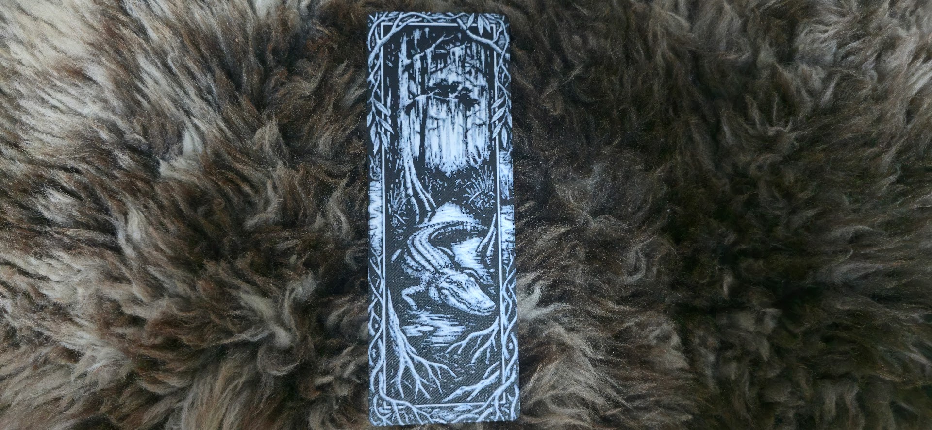 Swamp Alligator Wildlife Bookmark