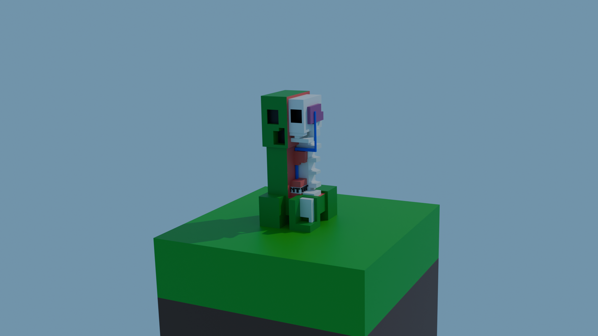 Minecraft Creeper Anatomy