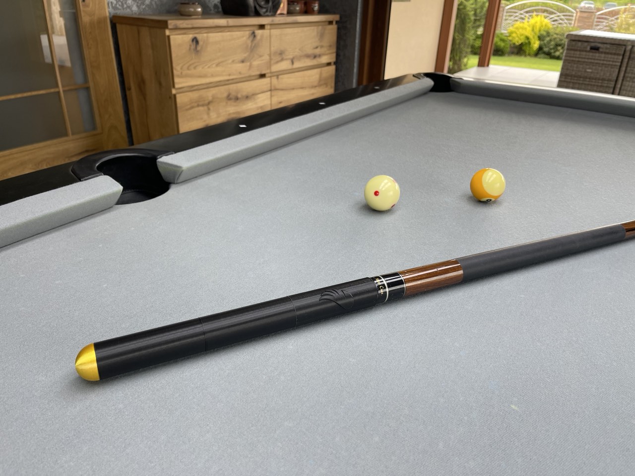 Billiard - pool cue extension, 3d print ready, no support needed. The middle part can be printed multiple times, to the desired length.