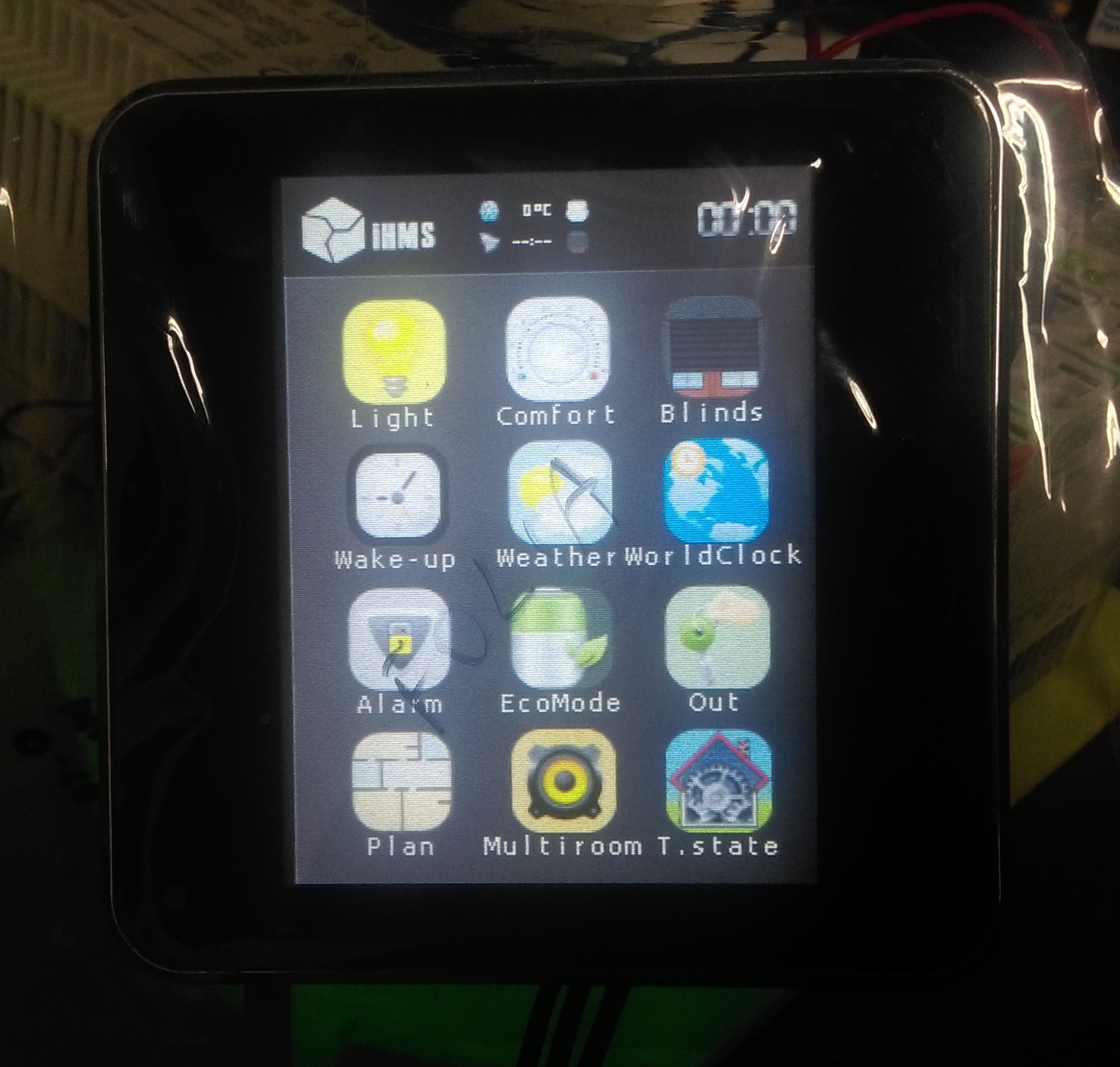 3.5" Modbus RTU RS485 touch panel housing